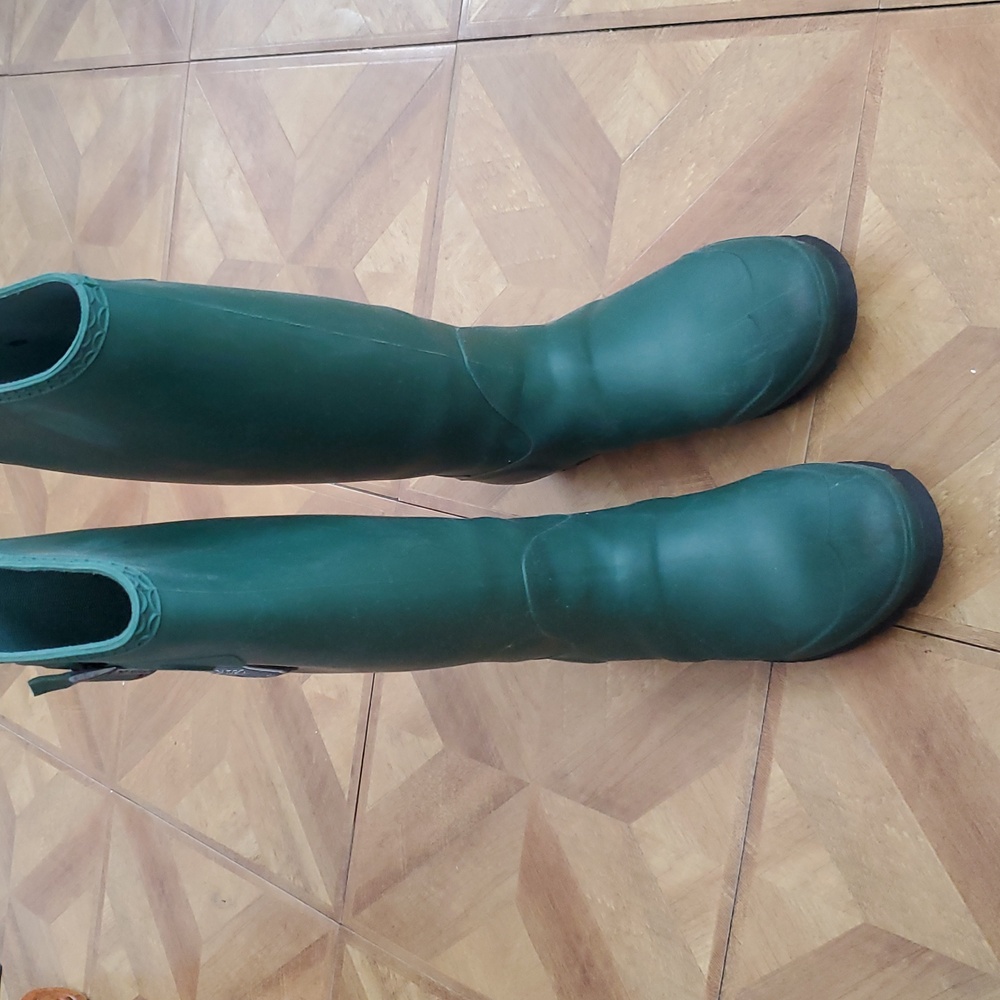 Kamik Jennifer Green Waterproof Rain Boots - Picture 2 of 12